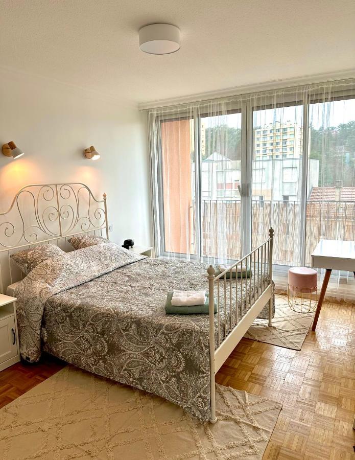 Bergson Top - Appart 80M2, 2 Grandes Chambres, Entierement Renovee Et Equipee, Lumineux, Wifi, Balcon, Calme, Vue Imprenable Сент Етиен Екстериор снимка