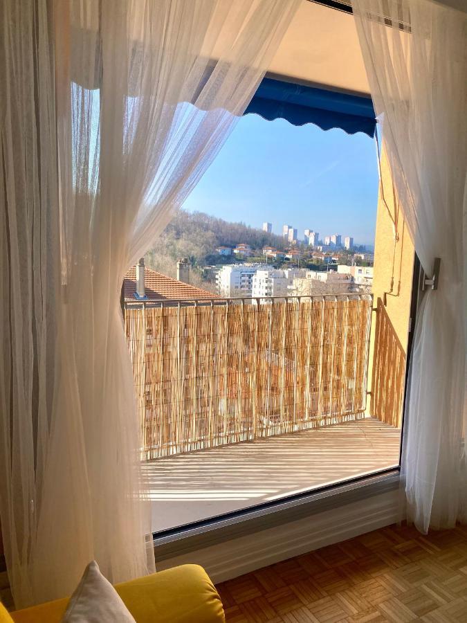 Bergson Top - Appart 80M2, 2 Grandes Chambres, Entierement Renovee Et Equipee, Lumineux, Wifi, Balcon, Calme, Vue Imprenable Сент Етиен Екстериор снимка