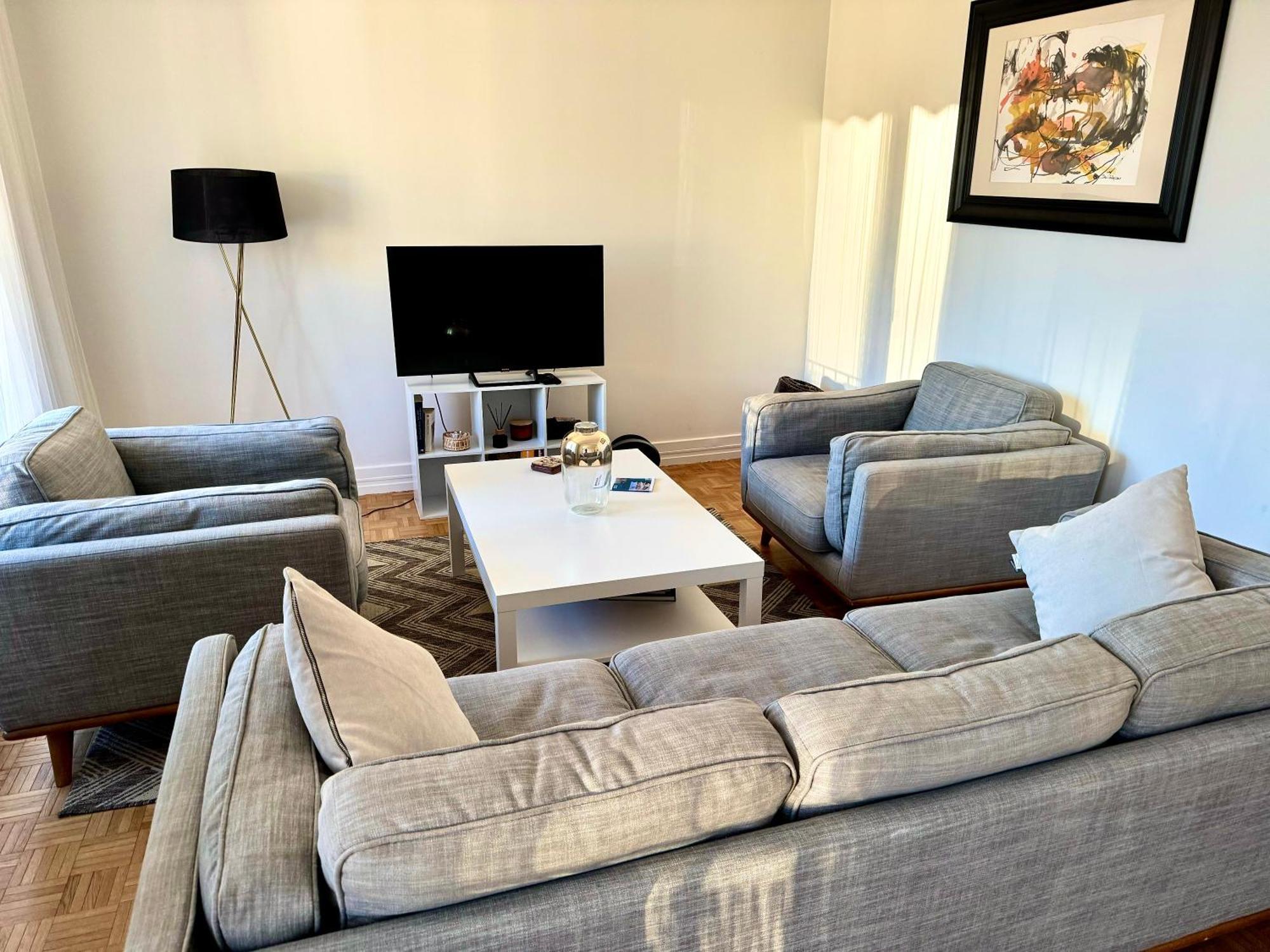Bergson Top - Appart 80M2, 2 Grandes Chambres, Entierement Renovee Et Equipee, Lumineux, Wifi, Balcon, Calme, Vue Imprenable Сент Етиен Екстериор снимка