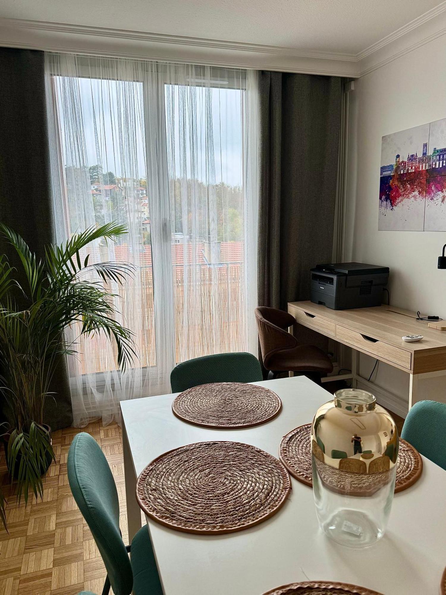 Bergson Top - Appart 80M2, 2 Grandes Chambres, Entierement Renovee Et Equipee, Lumineux, Wifi, Balcon, Calme, Vue Imprenable Сент Етиен Екстериор снимка
